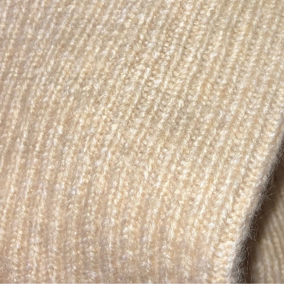 Cream Crew Neck With Shoulder Pads - Picture 5 of 6